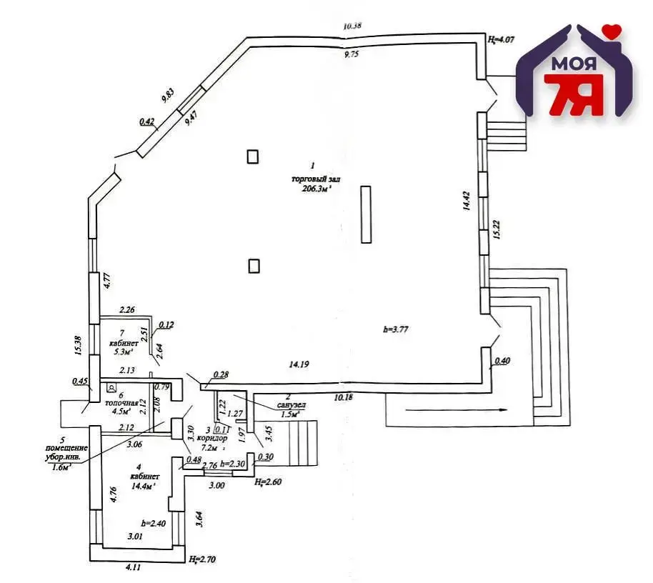 Продажа торгового помещения на ул. Громадовская, д. 6А в Молодечно, 199000USD, код 997569 - фото 23