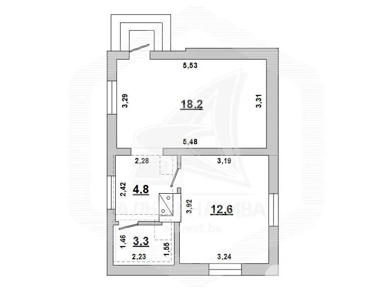 Купить 1-этажную дачу в Факел Брестгазоаппарат Брестская область, 15500USD, код 182404 - фото 15
