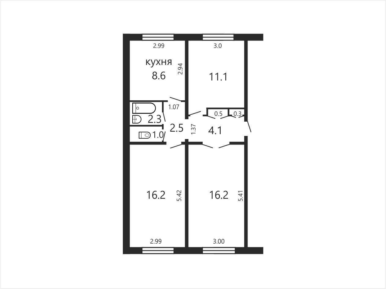 квартира, Марьина Горка, ул. Новая Заря, д. 16, стоимость продажи 108 779 р.