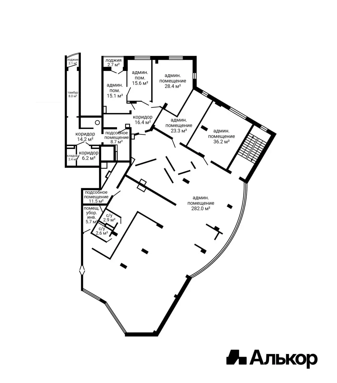 Купить офис на ул. Неманская, д. 2 в Минске, 650000USD, код 9131 - фото 15