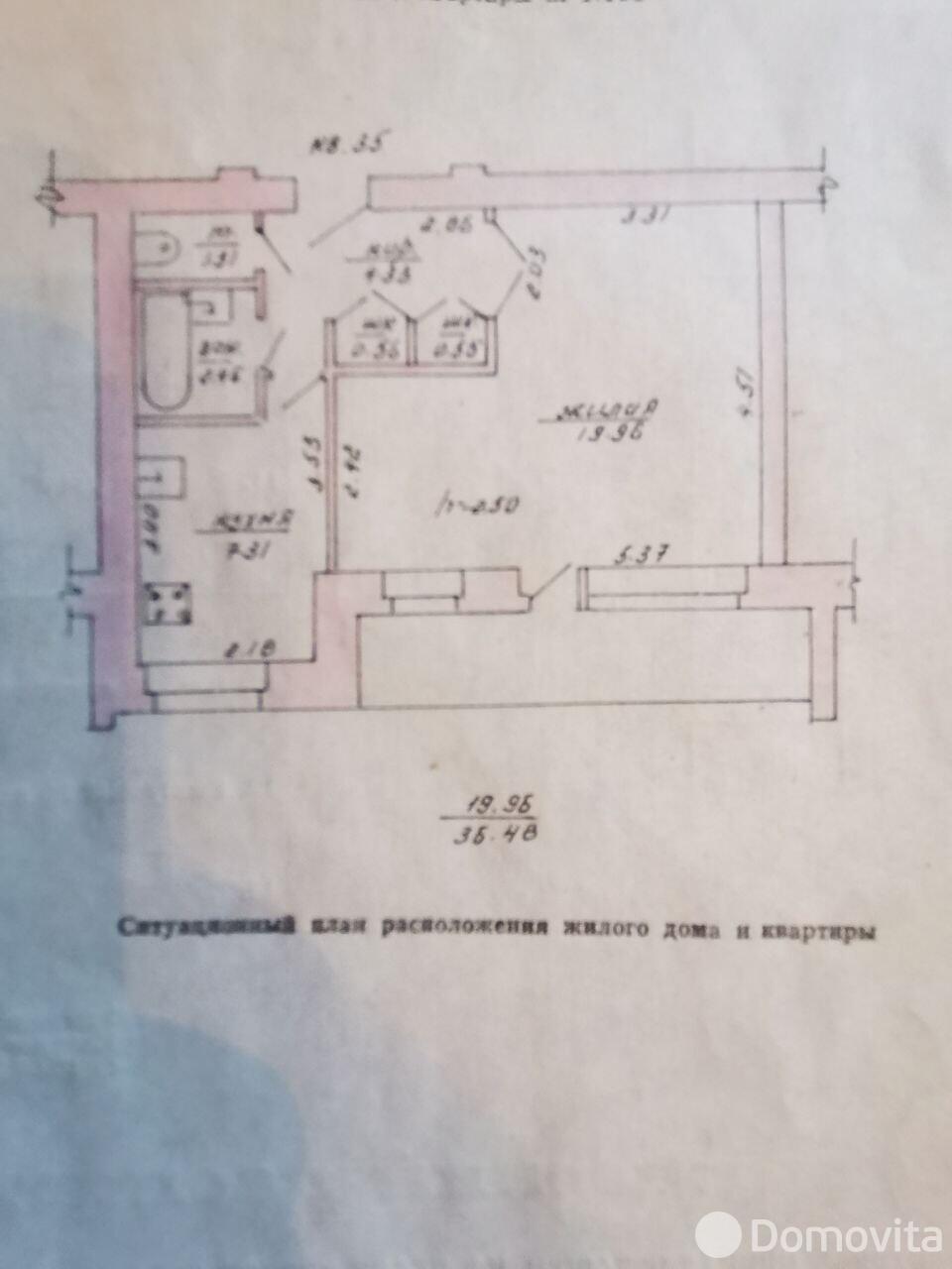 Продажа 1-комнатной квартиры в Витебске, ул. Чапаева, д. 36, 30000 USD, код: 1116403 - фото 5