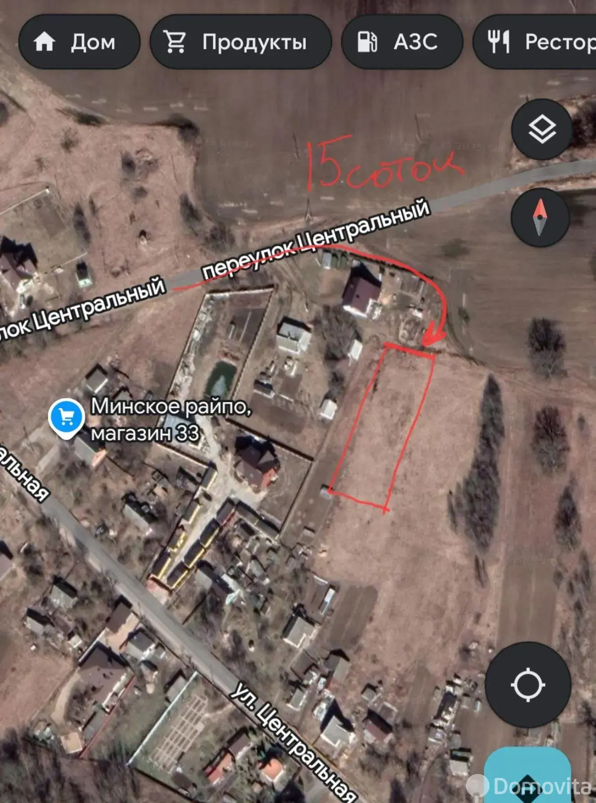 Цена продажи участка, Таборы, 