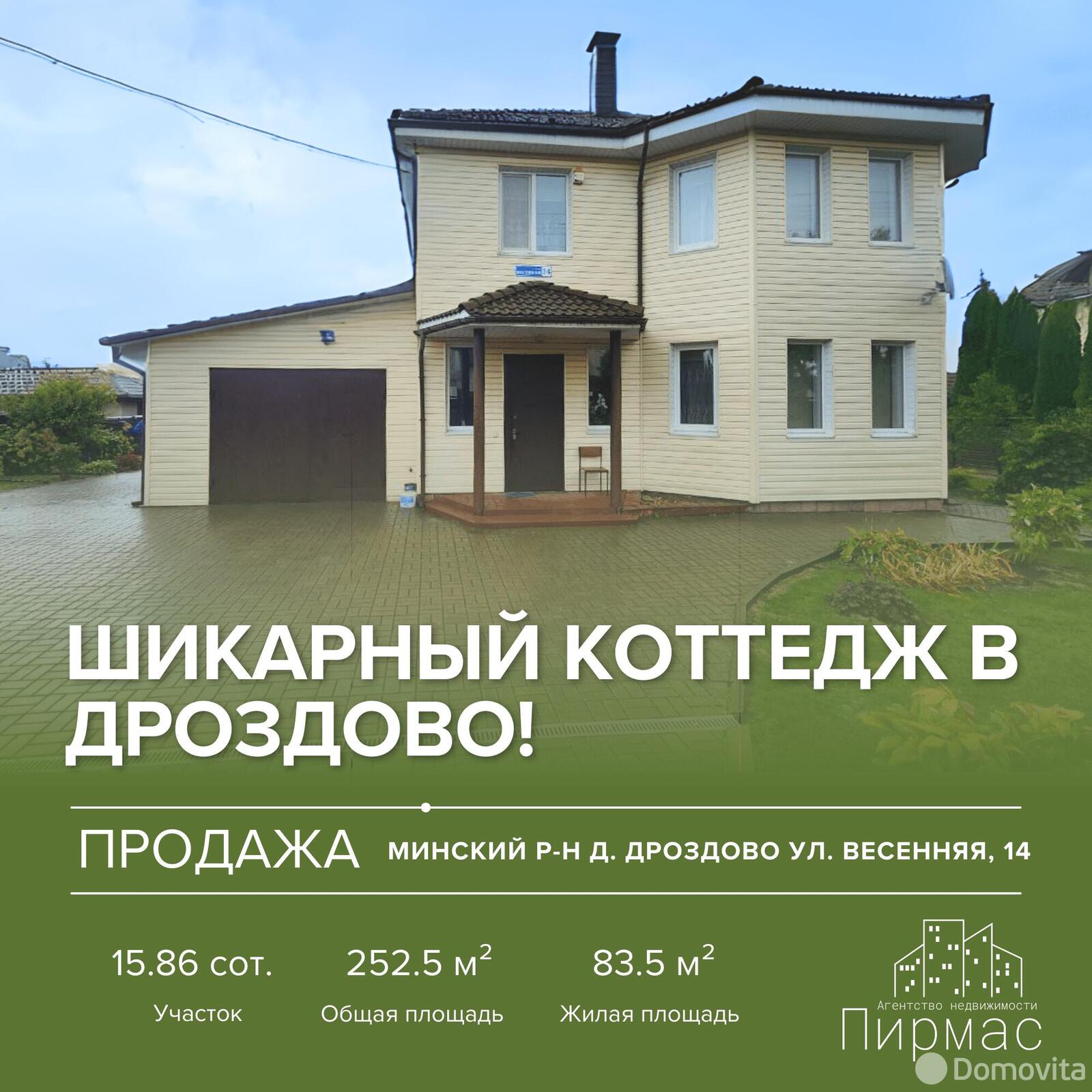 Стоимость продажи дома, Дроздово, ул. Весенняя, д. 14