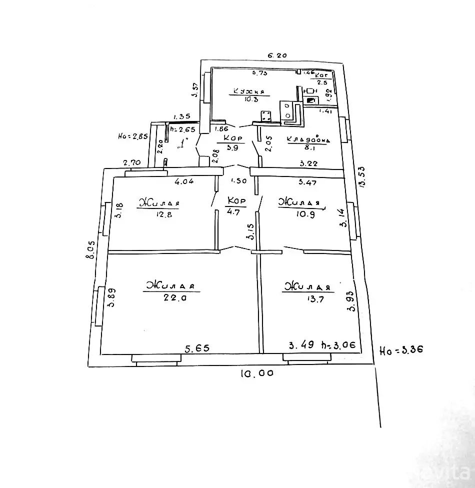 коттедж, Гродно, ул. Рощинская, стоимость продажи 234 688 р.