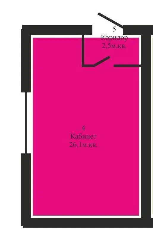 Аренда офиса на ул. Свердлова, д. 23 в Минске, 772BYN, код 13039 - фото 4