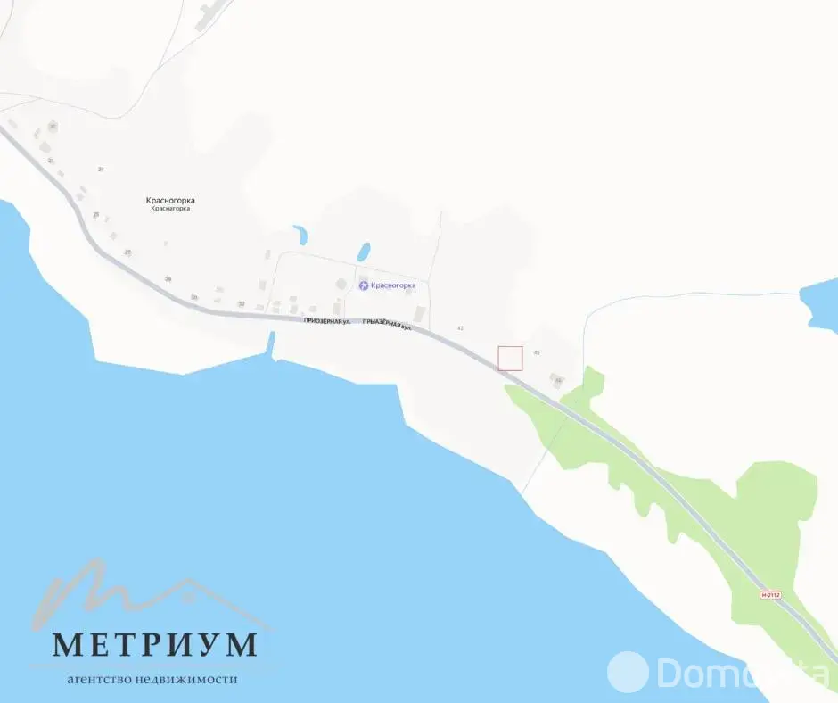 Стоимость продажи участка, Красногорка, ул. Приозёрная, д. 44