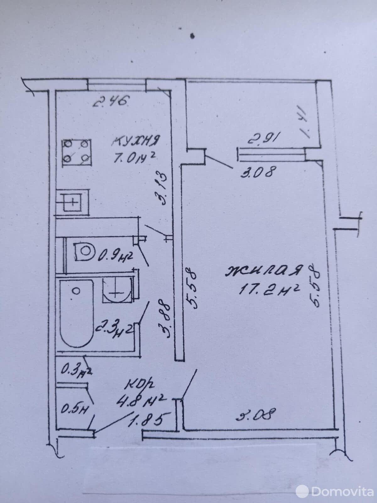 квартира, Минск, пр-т Любимова, д. 33, стоимость продажи 168 174 р.