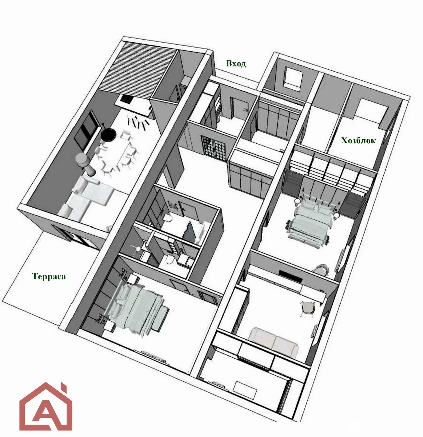 Стоимость продажи дома, Бузуны, ул. Лесная