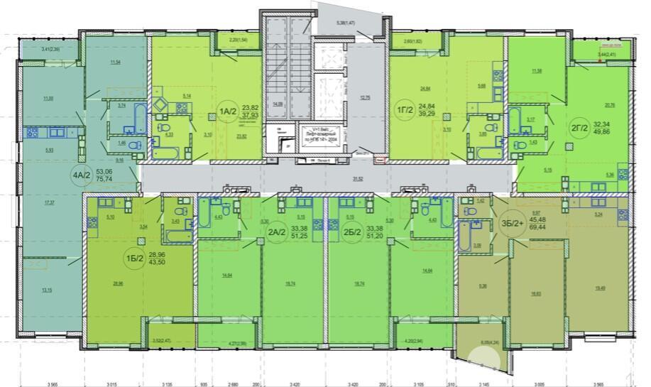 Продажа 2-комнатной квартиры в Минске, ул. Кузьмы Минина, д. 6, 74240 USD, код: 1061456 - фото 2