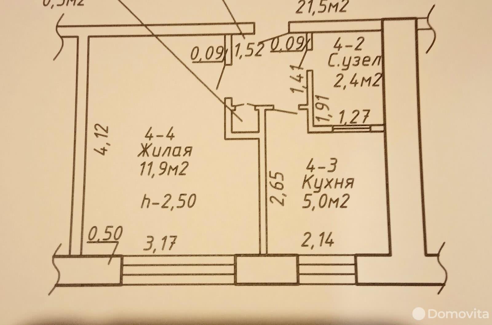 Купить 1-комнатную квартиру в Гомеле, ул. Владимирова, д. 51, 15000 USD, код: 1026719 - фото 2