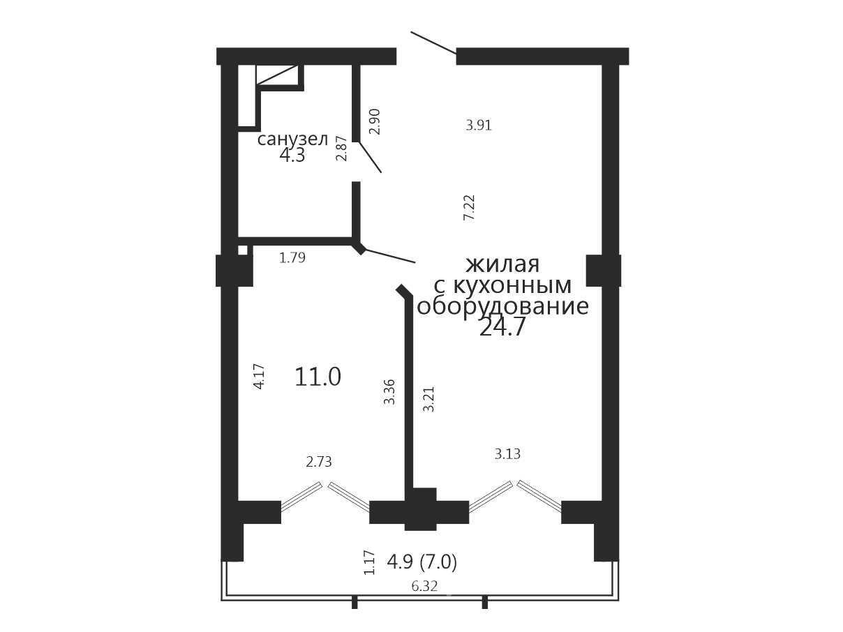 Купить 2-комнатную квартиру в Минске, ул. Макаенка, д. 12/В, 112000 USD, код: 1014558 - фото 2