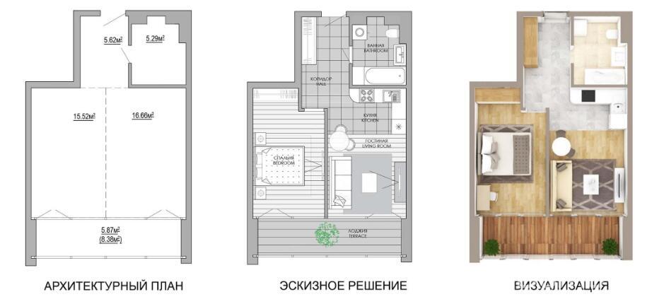 Купить 2-комнатную квартиру в Минске, ул. Макаенка, д. 12/Л, 76570 EUR, код: 1002379 - фото 3
