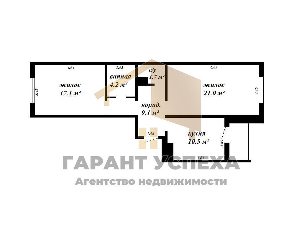 квартира, Брест, ул. Екельчика в Московском районе