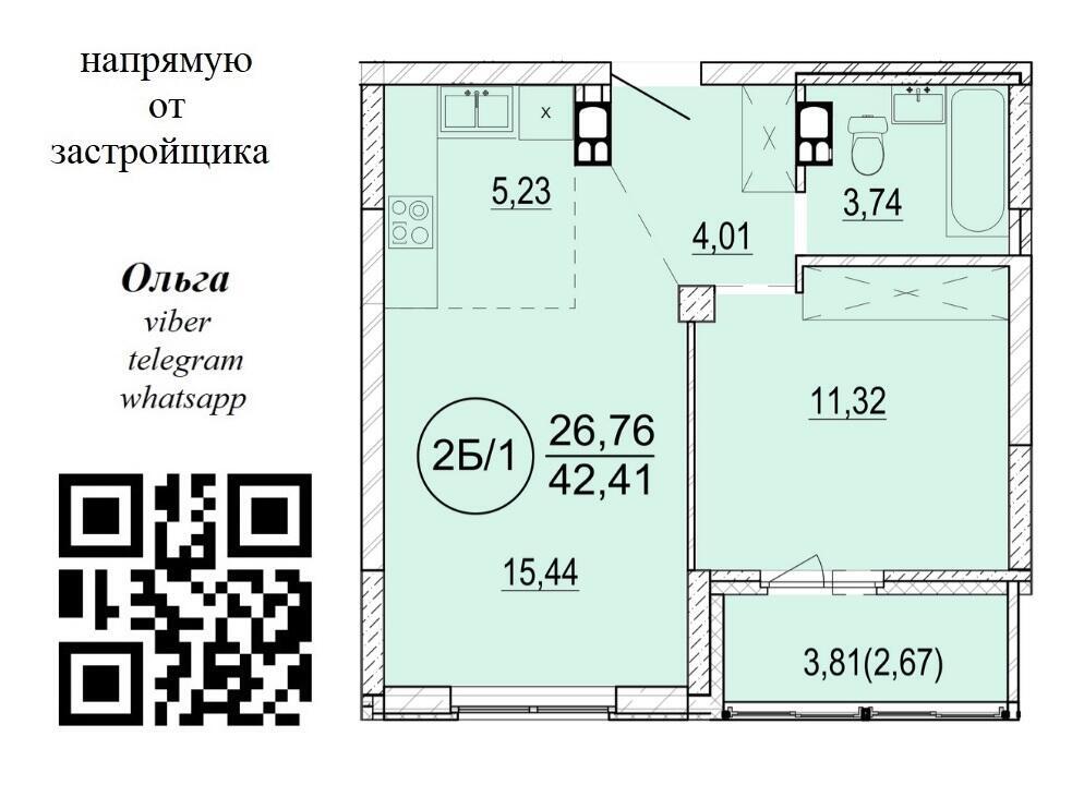 Купить 2-комнатную квартиру в Минске, ул. Разинская, д. 4, 634580 USD, код: 1002721 - фото 2