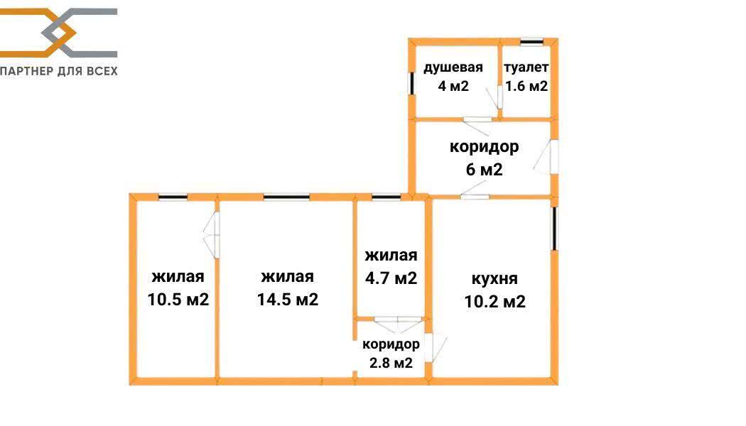 Купить 3-комнатную квартиру в Слуцке, пер. Красногвардейский 1-й, д. 4, 18000 USD, код: 1031129 - фото 2