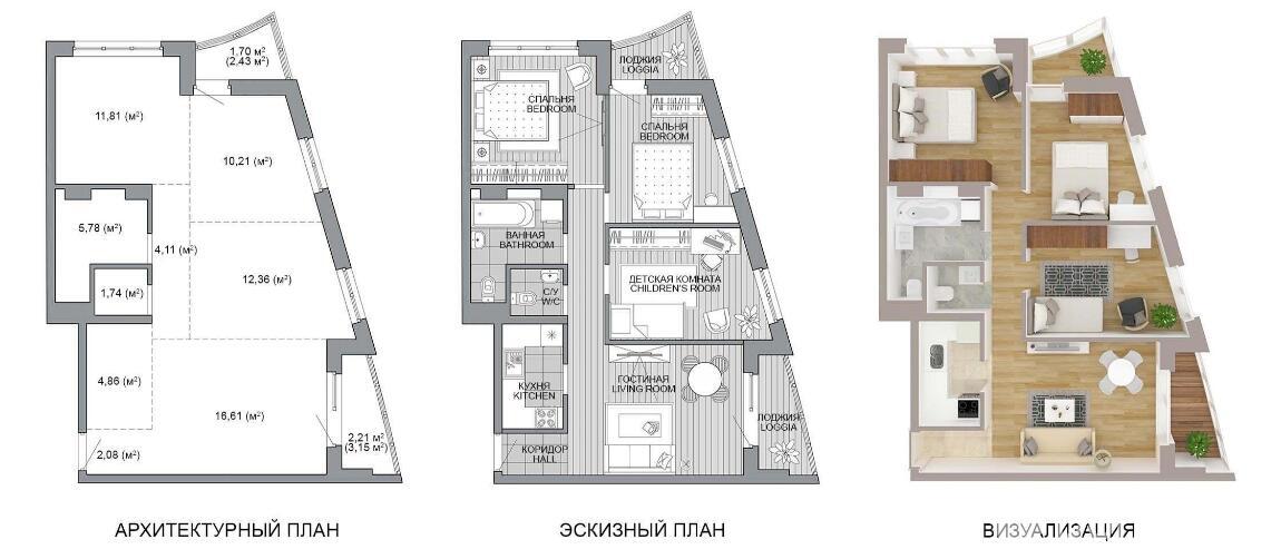 квартира, Минск, ул. Игоря Лученка, д. 12/2 в Октябрьском районе