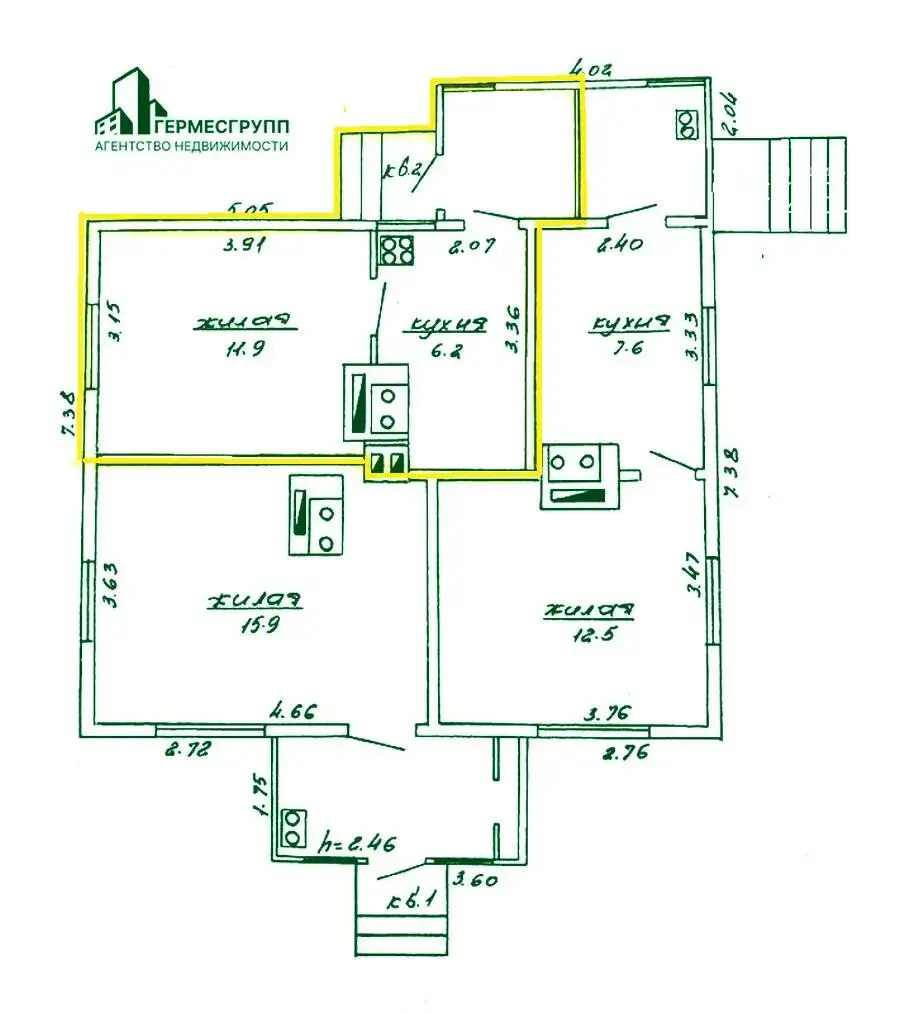 коттедж, Лида, ул. Карла Маркса, д. 24 