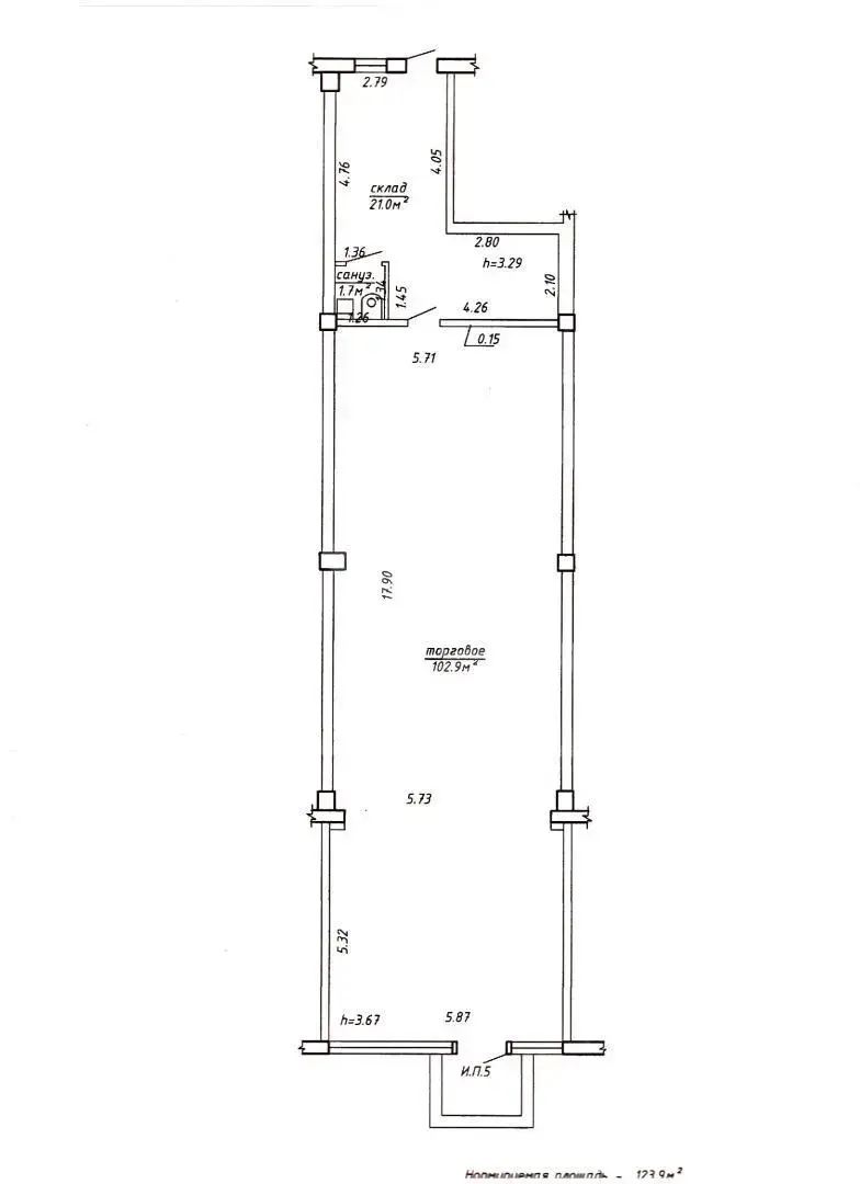 торговый объект, Молодечно, ул. Великий Гостинец, д. 143/б, стоимость аренды 7 912 р./мес.