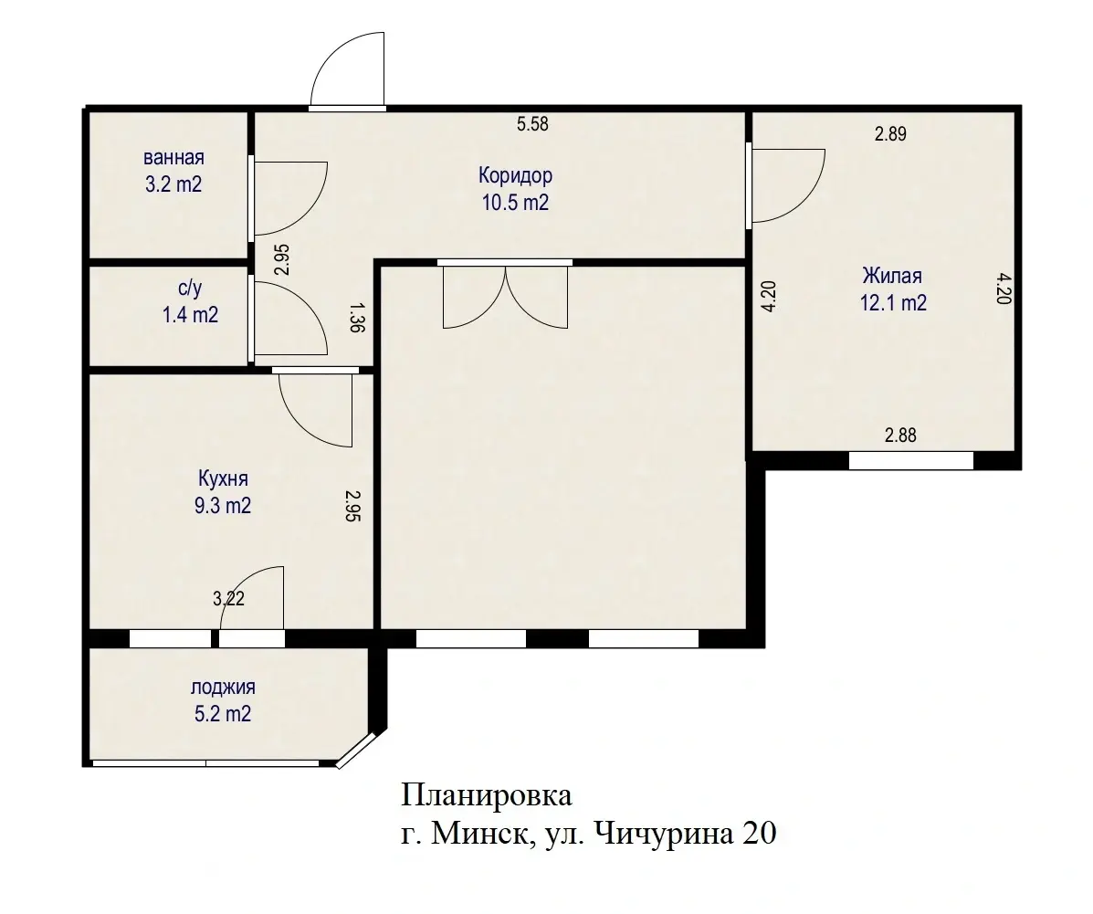 Продажа комнаты в Минске, ул. Чичурина, д. 20, цена 31000 USD, код 7489 - фото 20