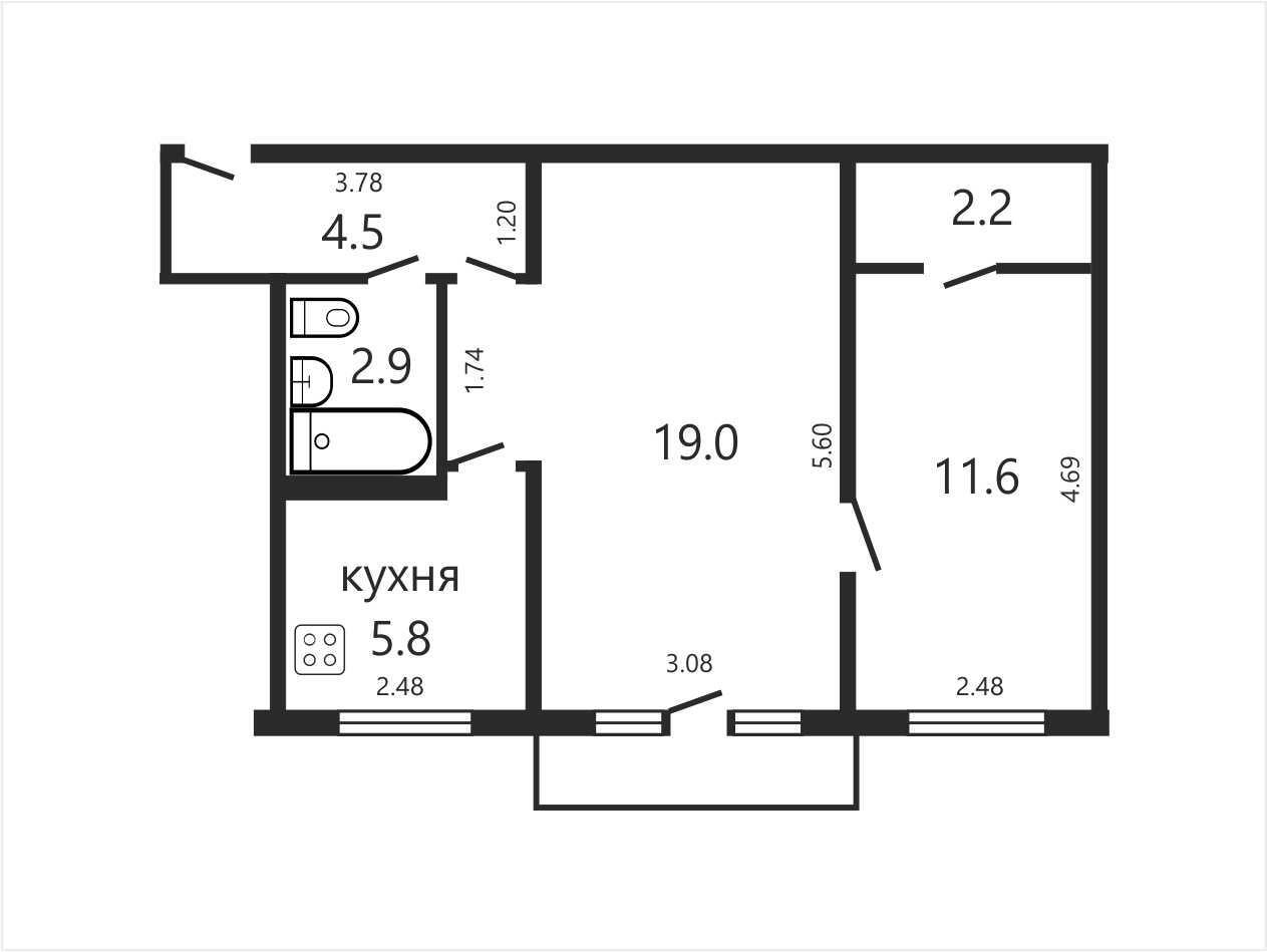 квартира, Минск, ул. Калиновского, д. 15 - лучшее предложение