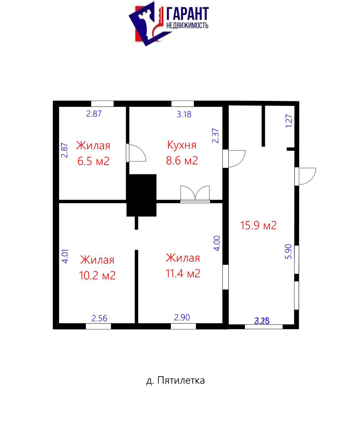 Продать 1-этажный дом в Пятилетке, Минская область , 43889BYN, код 640505 - фото 4