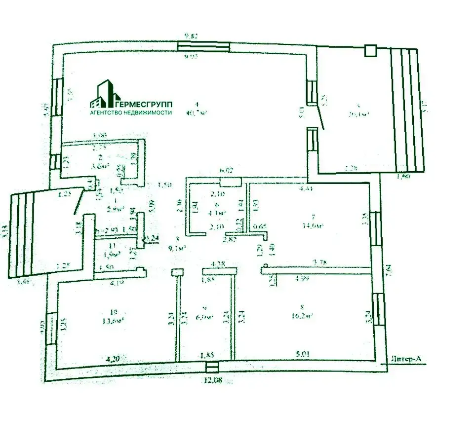коттедж, Дитва, ул. Совхозная, стоимость продажи 169 789 р.