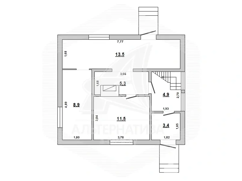 Купить 2-этажную дачу в Бресте Брестская область, 115021BYN, код 183375 - фото 22