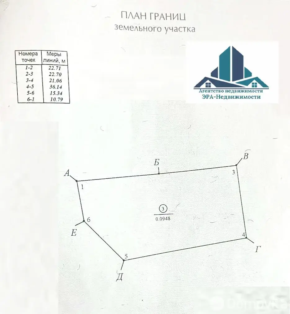Цена продажи участка, Минск, ул. Глубокская, д. 3
