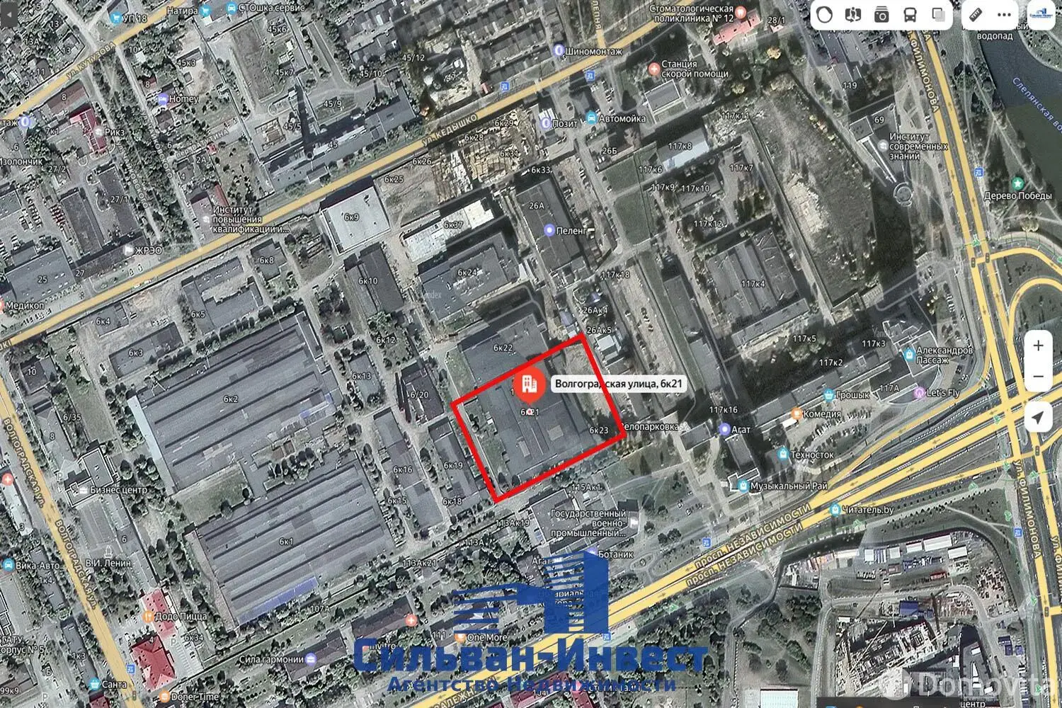 Купить складское помещение на ул. Волгоградская, д. 6/21 в Минске - фото 23