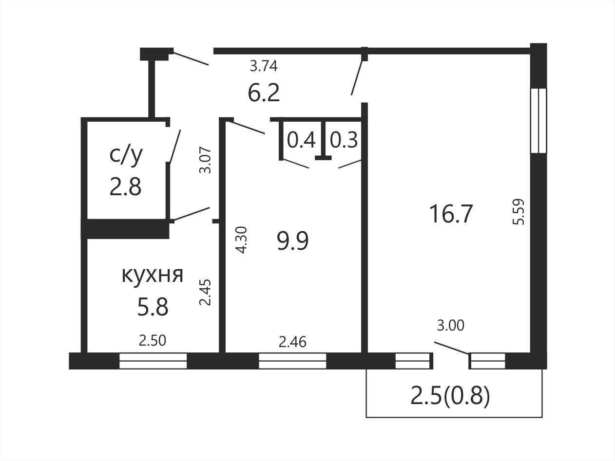 квартира, Минск, ул. Народная, д. 41 