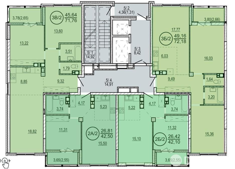 квартира, Минск, ул. Разинская, д. 4 на ст. метро Институт Культуры