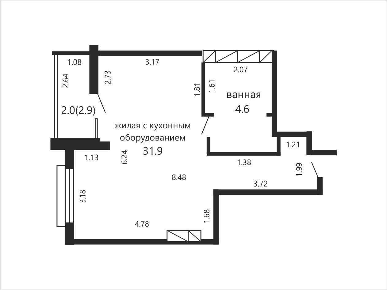 квартира, Минск, ул. Игоря Лученка, д. 11 на ст. метро Аэродромная