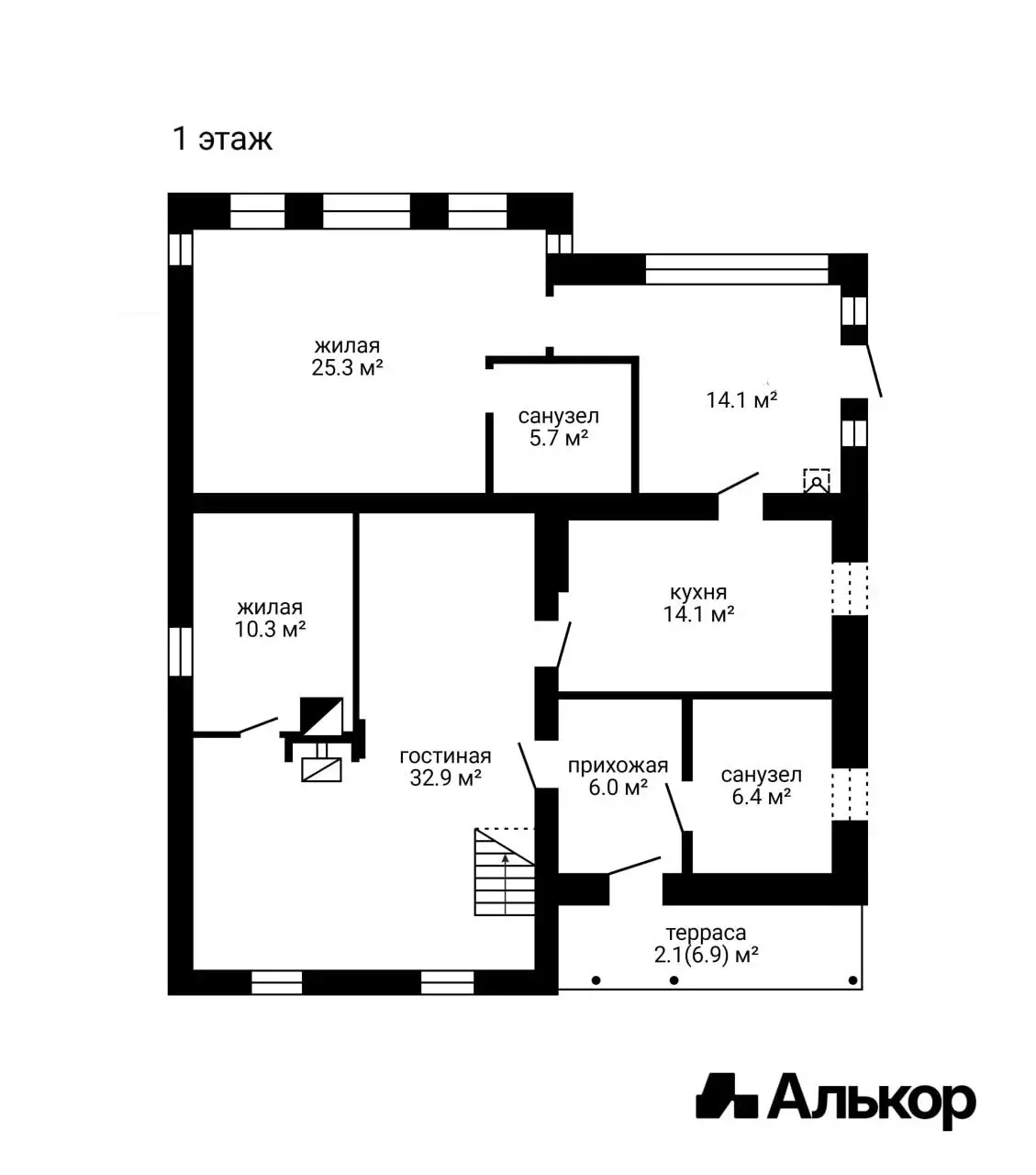 Цена продажи коттеджа, Миколаевичи, ул. Партизанская