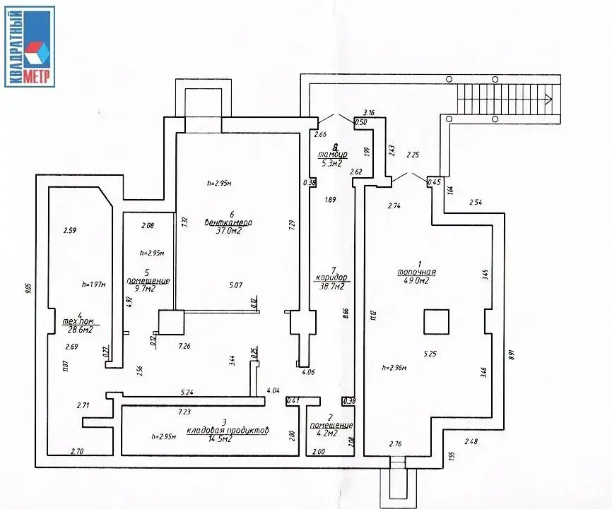 Купить помещение под сферу услуг в Минске, ул. Долгобродская, д. 58 - фото 44