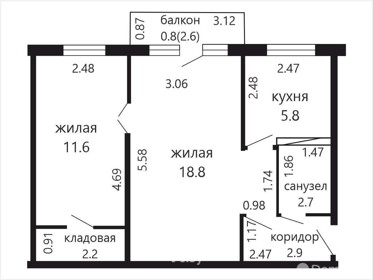 купить квартиру, Минск, ул. Народная, д. 19/2