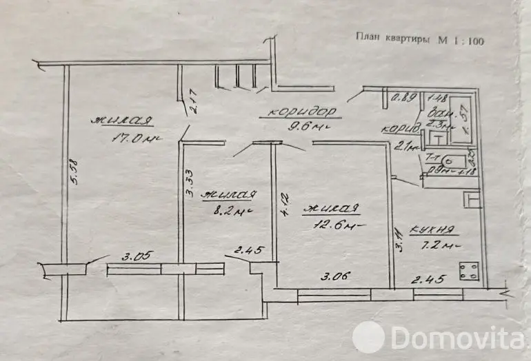 квартира, Жлобин, м-н 3-й, д. 15