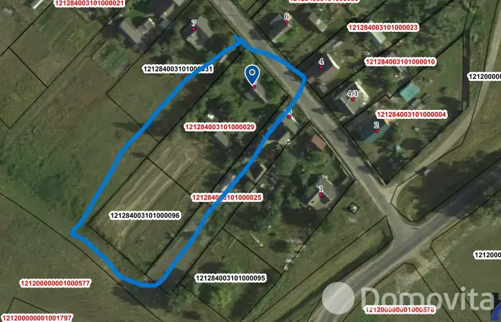 Стоимость продажи участка, Малые Косичи, ул. Центральная, д. 5