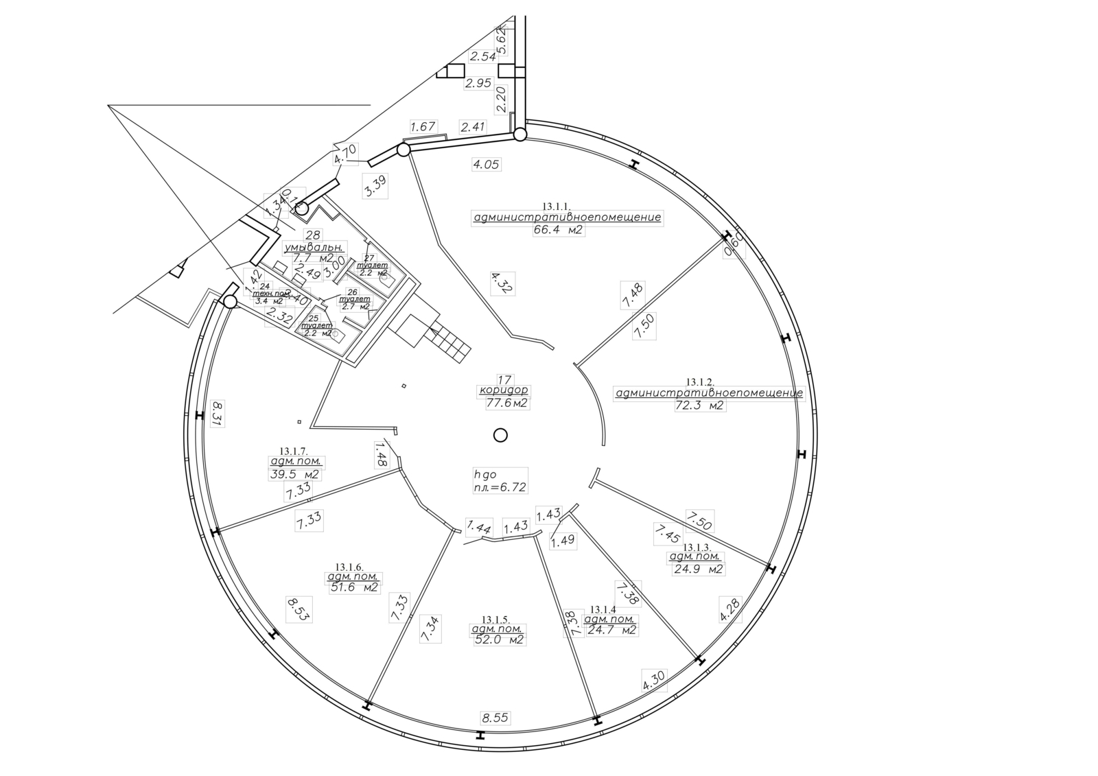 Купить офис на ул. Домбровская, д. 9 в Минске, 946800USD, код 10200 - фото 12