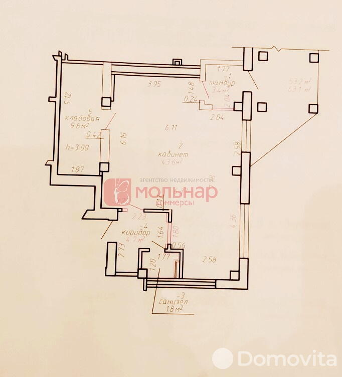 Снять торговое помещение на ул. Тимошенко, д. 8 в Минске, 1008EUR, код 965578 - фото 11