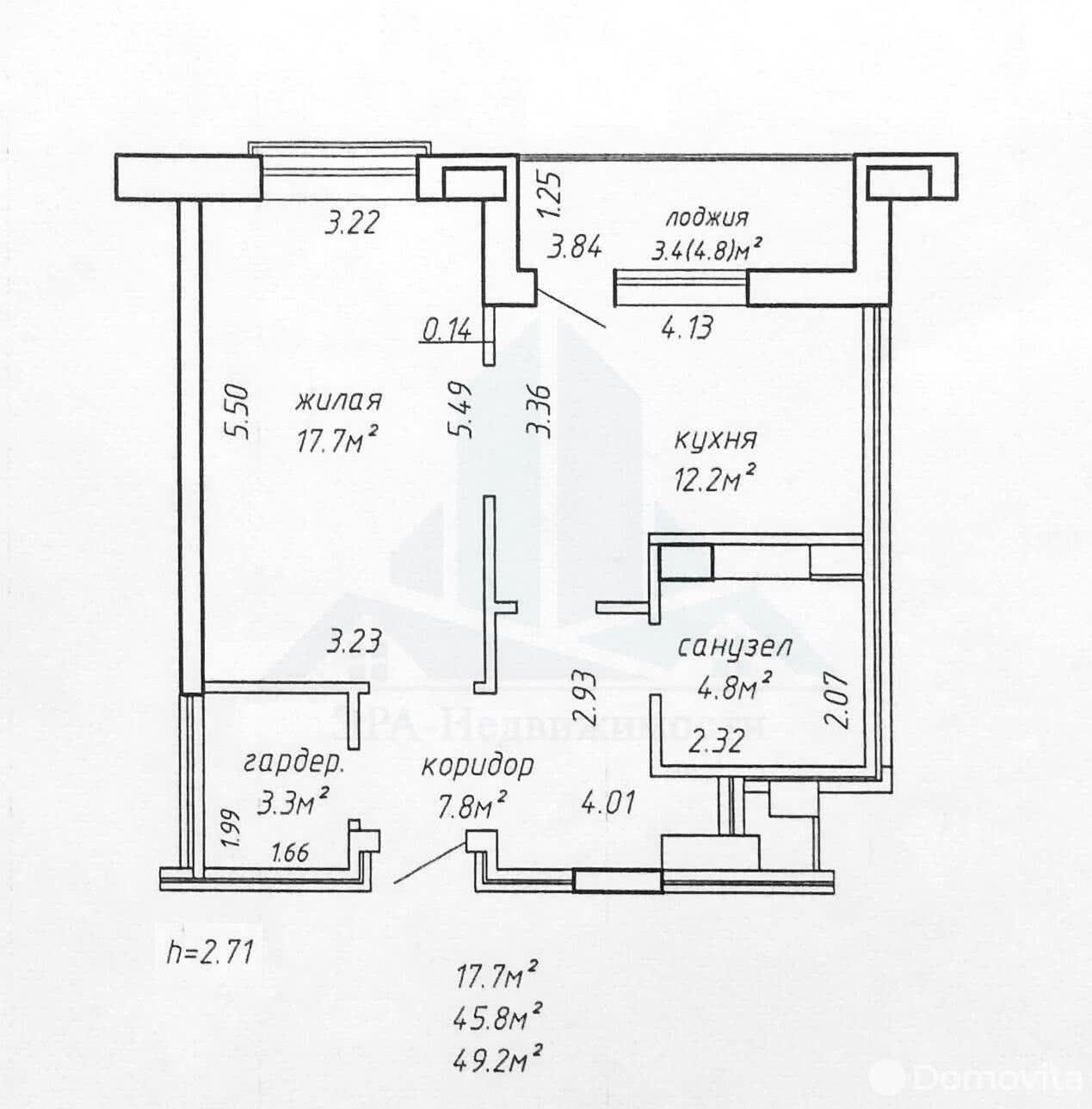 Цена продажи квартиры, Минск, ул. Литературная, д. 22