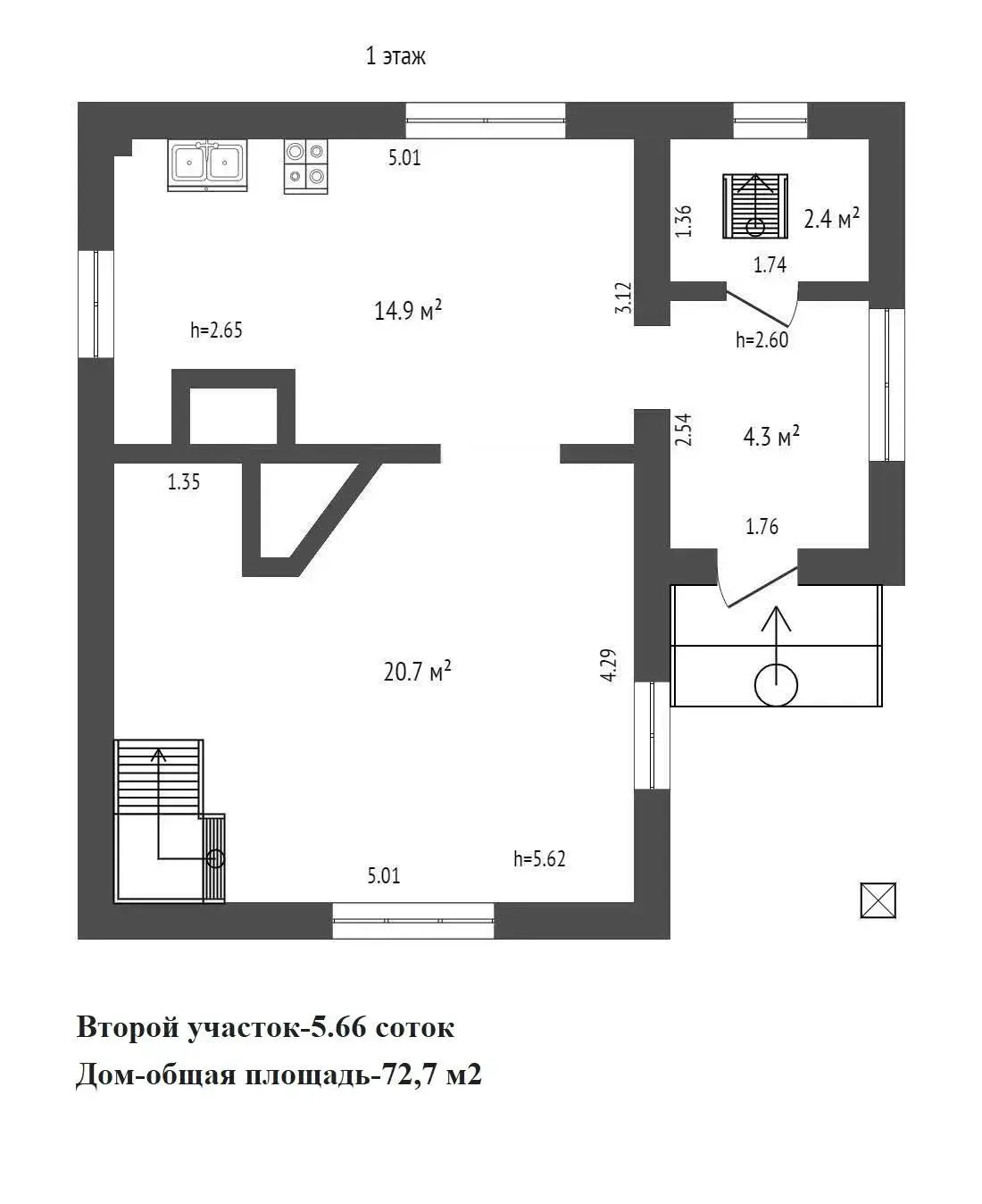 Продажа 2-этажной дачи в Железняках Витебская область, 90000USD, код 184845 - фото 13