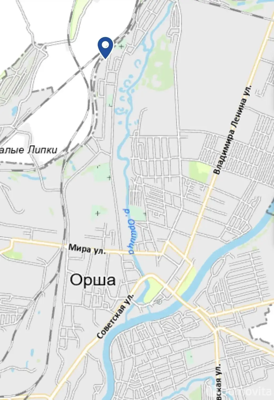 участок, Орша, ул. Липковская 