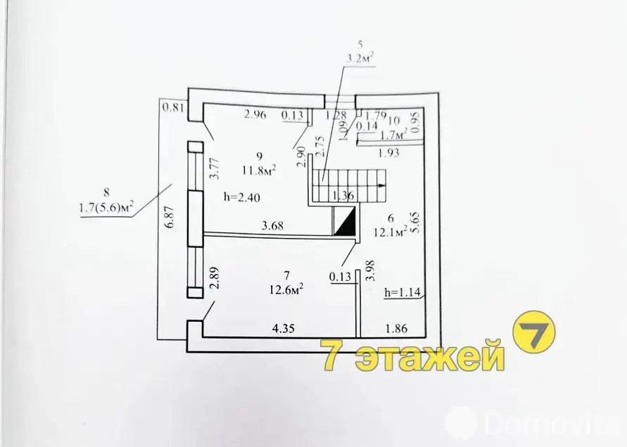 Продажа 2-этажной дачи в Трактор-Колоницы Минская область, 415000BYN, код 186226 - фото 17