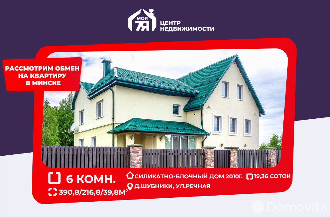 дом, Шубники, ул. Речная, стоимость продажи 2 067 195 р.