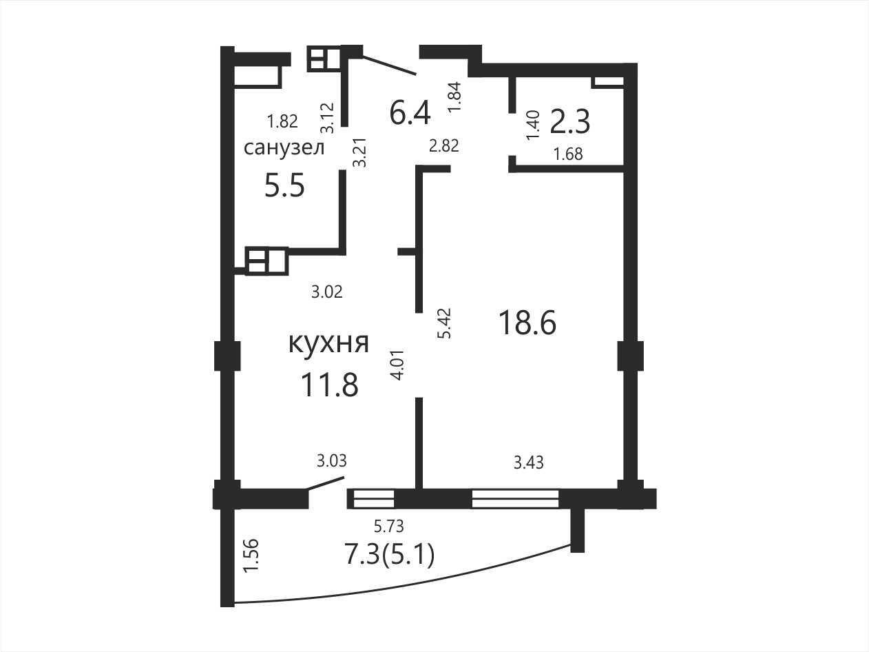 квартира, Минск, пр-т Дзержинского, д. 119 в Московском районе