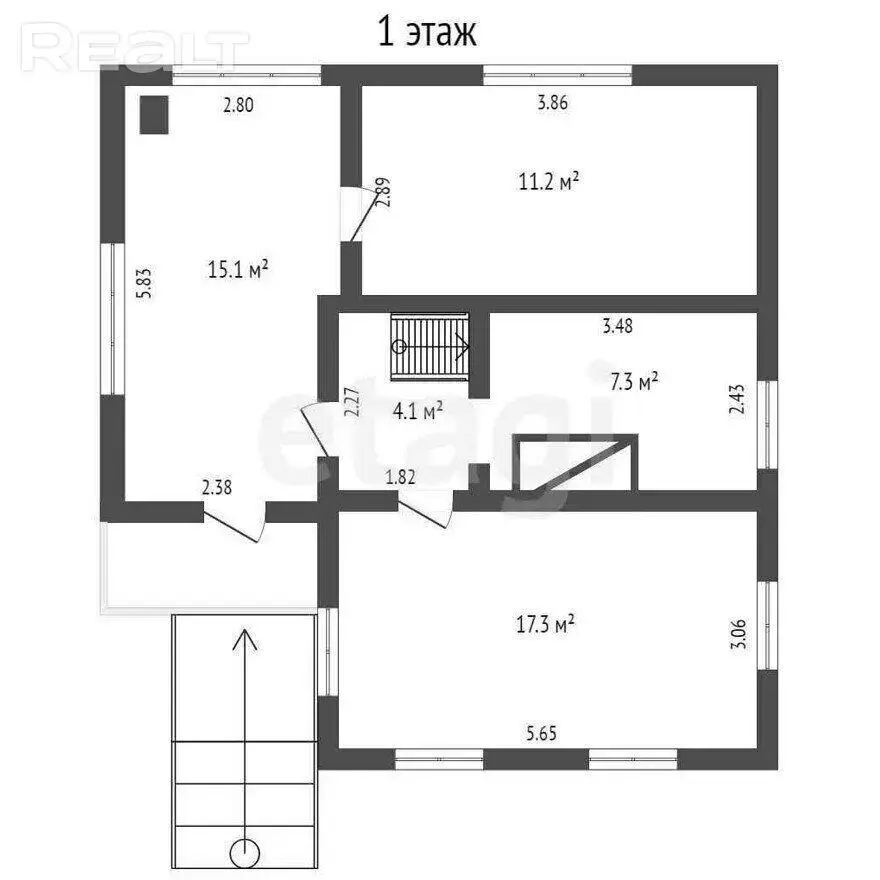 Купить 3-этажную дачу в Свитанак-Перхурово Минская область, 139500BYN, код 185976 - фото 33