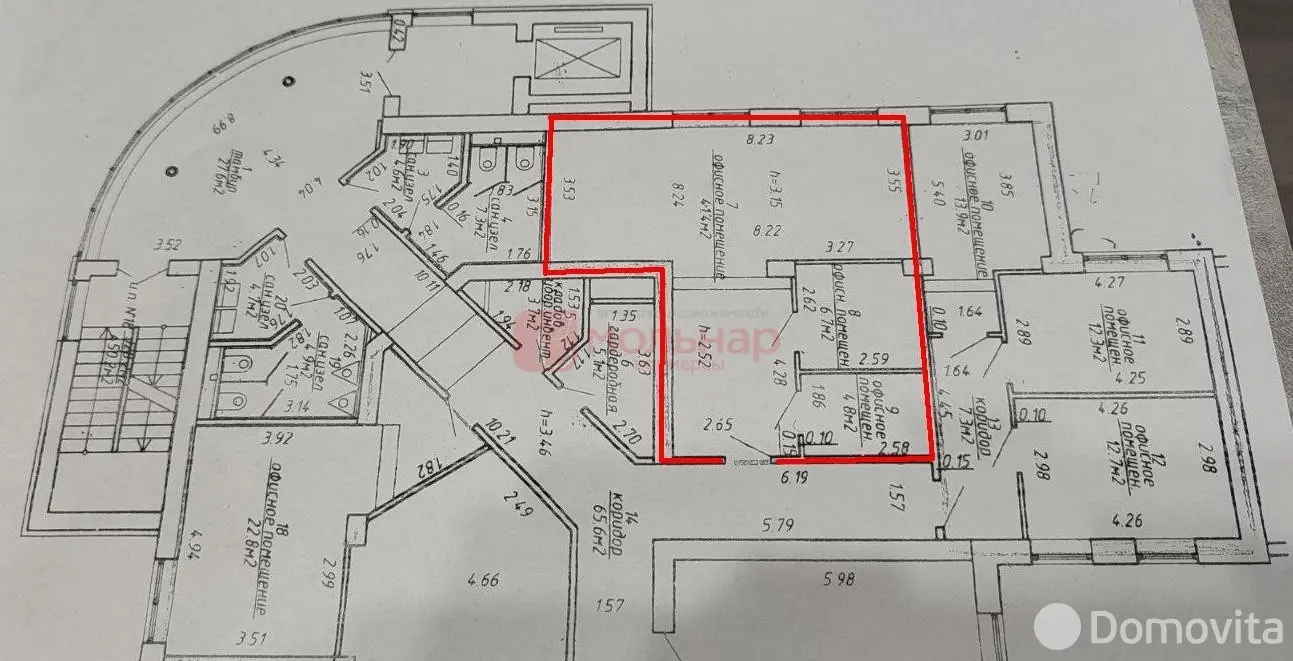 Стоимость аренды офиса, Минск, ул. Водолажского, д. 15