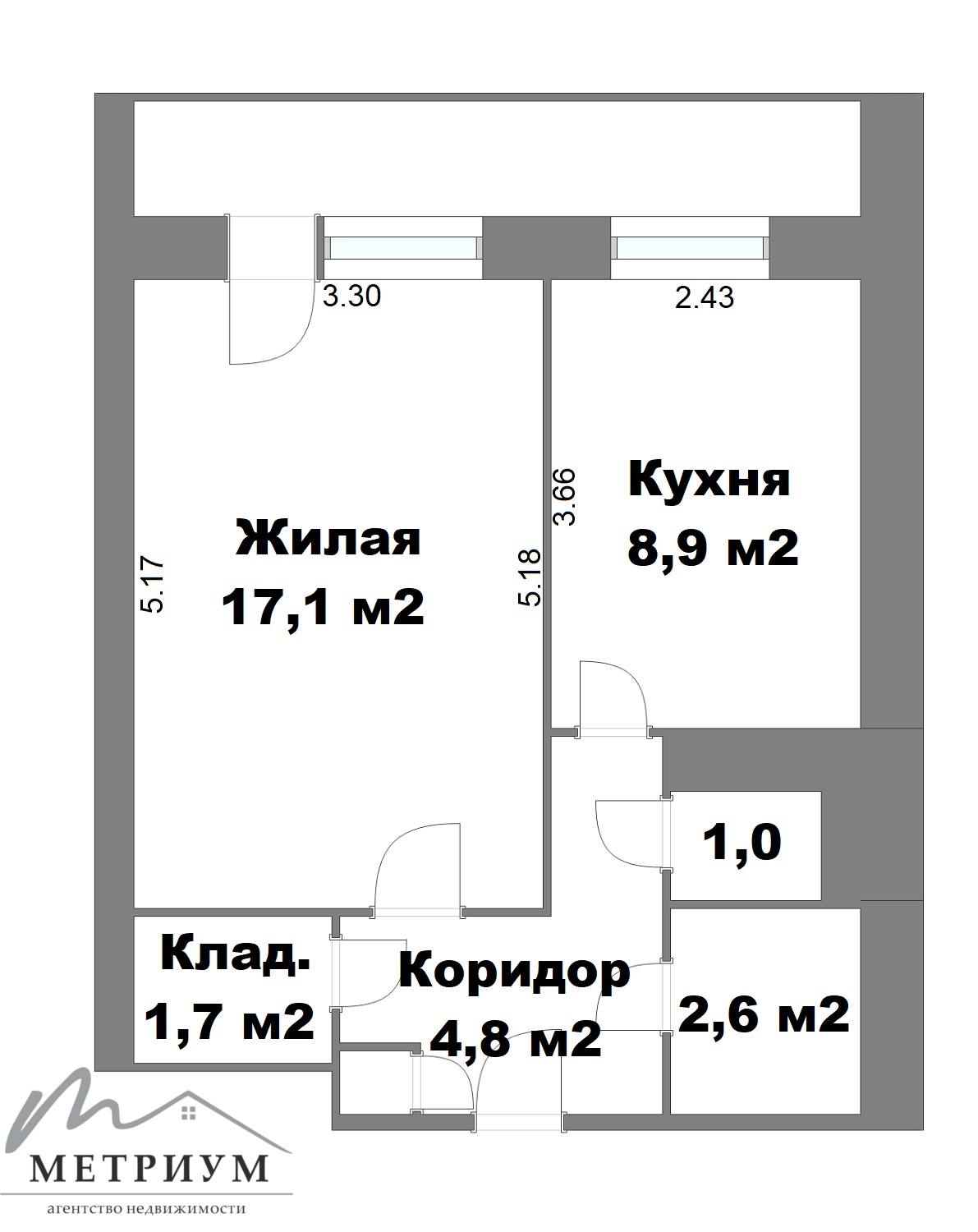 Продажа 1-комнатной квартиры в Минске, ул. Маяковского, д. 24, 65000 USD, код: 1104382 - фото 4