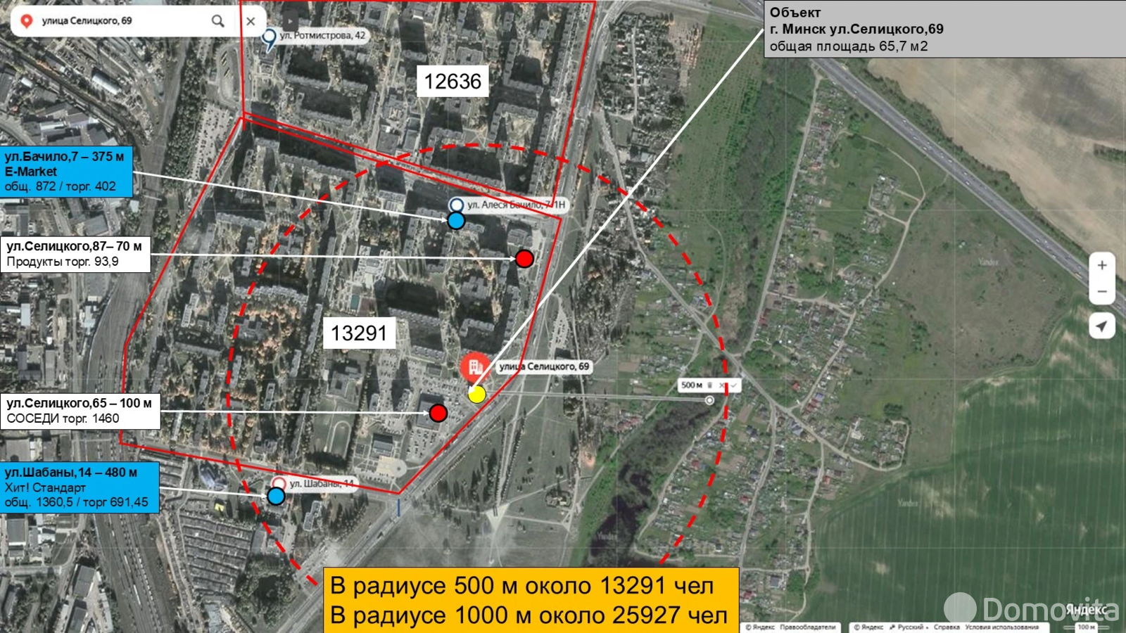 торговый объект, Минск, ул. Селицкого, д. 69 от собственника