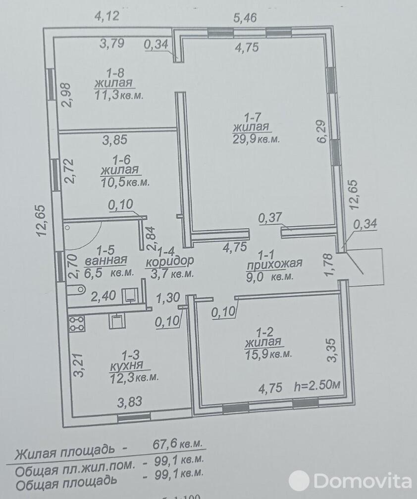 Стоимость продажи дома, Лепель, пер. Пушкинский, д. 7